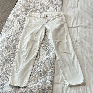 GAP Women's Straight Leg White Pants